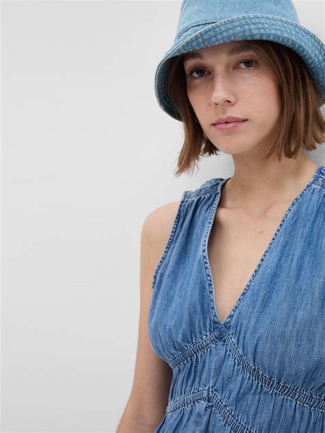 Organic denim top 